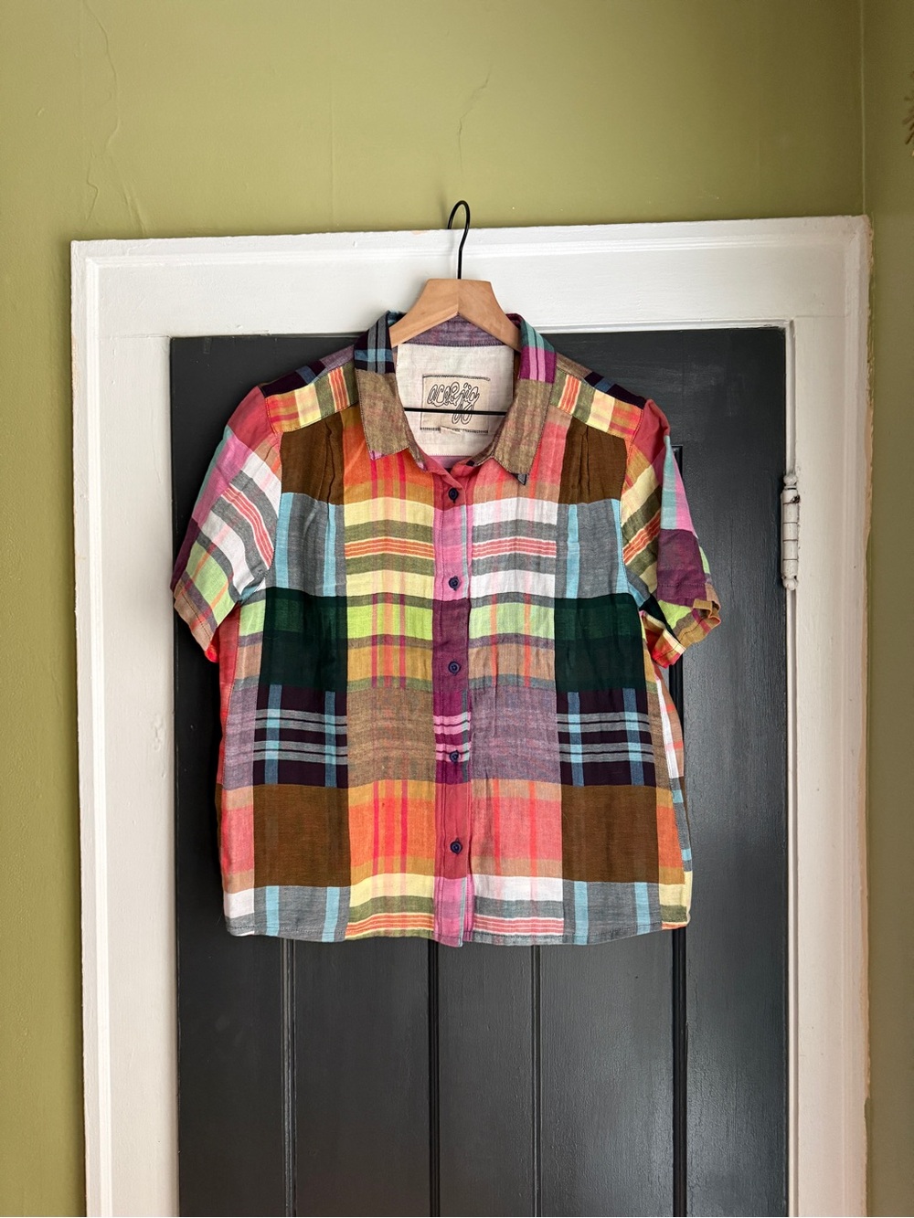 Ace & Jig Plaid Button-Down - Size Large